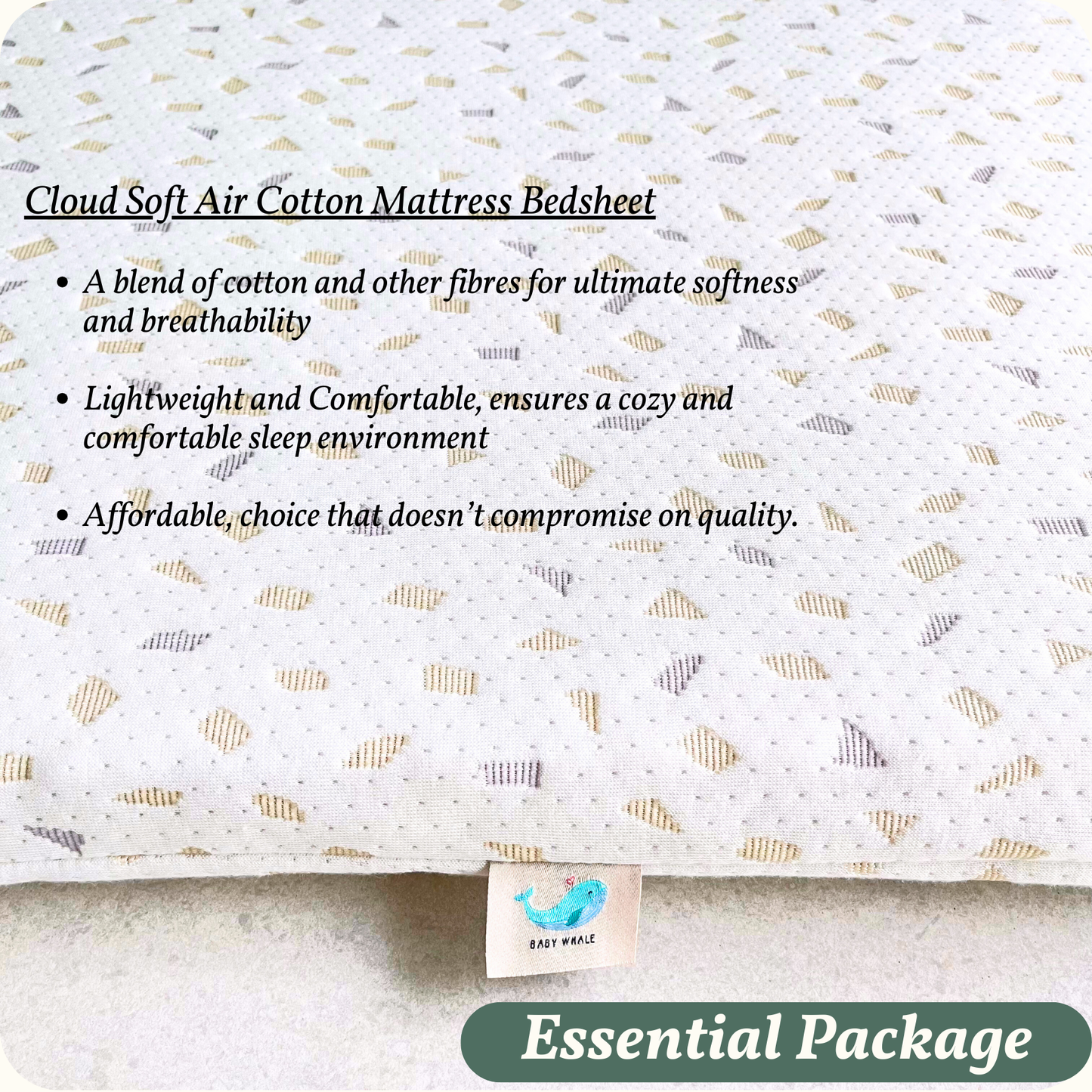 Baby Whale Next-Gen Mattress - Baby Cot Size